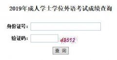 <b>2019年湖北省成人高考学位外语考试成绩查询入口已开通</b>