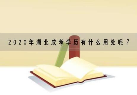 2020年湖北成考学历有什么用处呢？